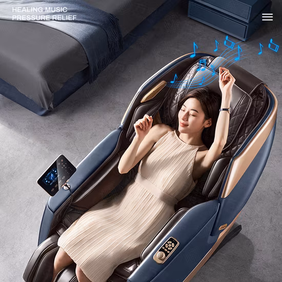 혁신적인 제품 2023 럭셔리 SL 전기 저렴한 마사지 의자 3D 무중력 전신 4D 마사지 안락 의자 안락 의자