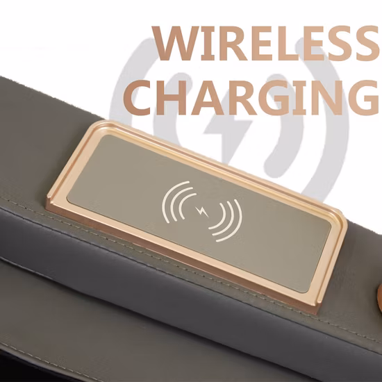 럭셔리 스마트 LCD 터치 컨트롤 열 전신 마사지 2D 조작기 SL 트랙 지압 에어백 마사지 의자 LED 측면 조명