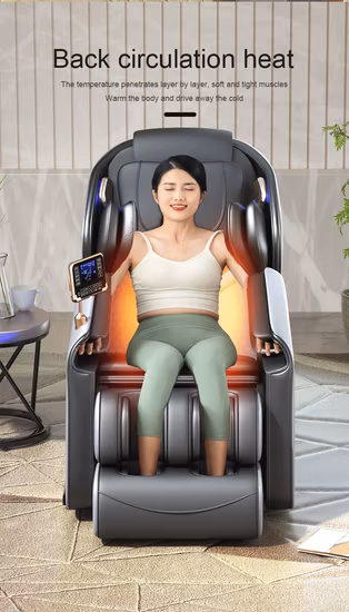 뜨거운 판매 조정 가능한 2D 멀티 모드 전신 에어백 커버 마사지 안락 의자 전기 다시 난방 압축 발 스파 마사지 의자